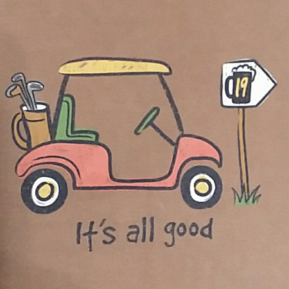 It's all good tee 19th hole